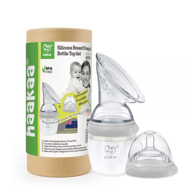 Haakaa Breast Pump with Bottle Top Perth