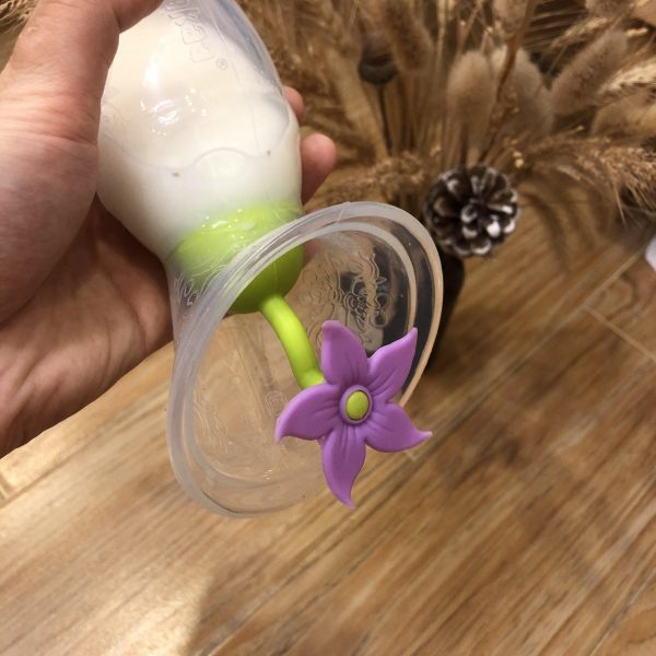 Silicone Breast Pump with Suction Base and Flower Stopper Combo Perth